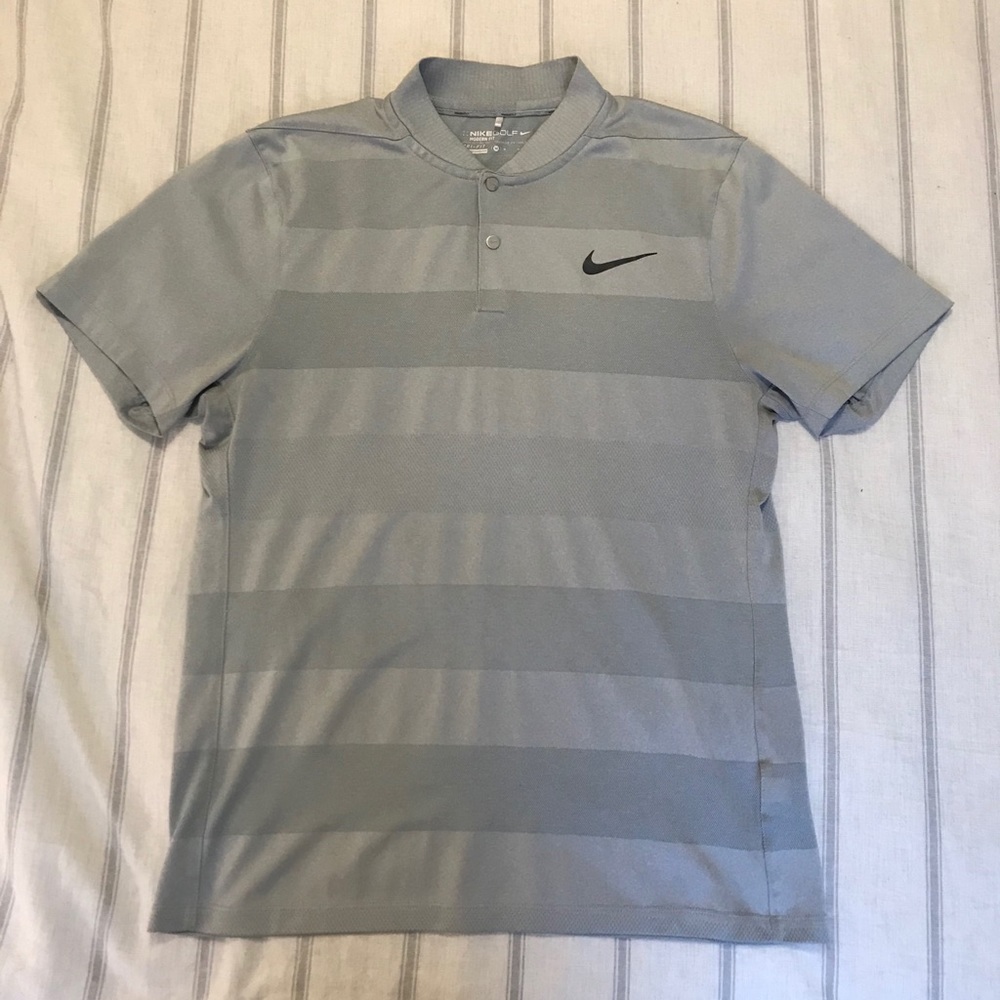 Men’s Nike Golf Dri-Fit Blade Collar Top- Sz Med